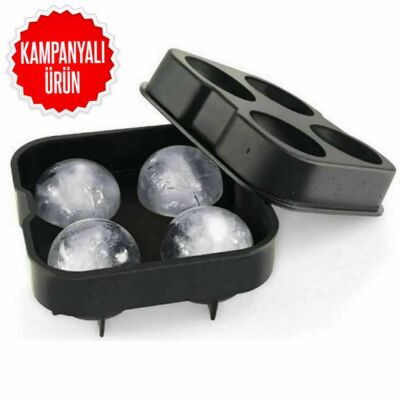 Silicone Ice Mold - 4 Balls (TBK-45) - 1