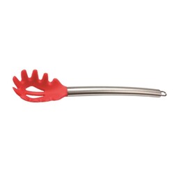 Silicone Spagetti Spoon Red (Sk-1K) - Thumbnail