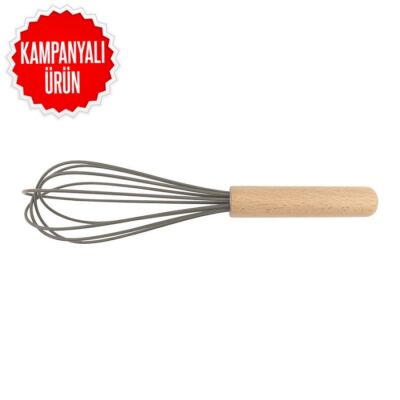 Silikon Çırpıcı 25 cm Ahşap Sap (SAP-30) - 1