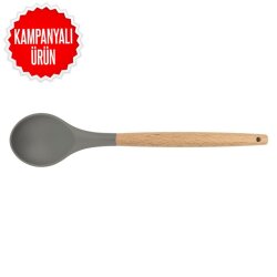 Silikon Kaşık Ahşap Sap (ASK-10) - EPINOX PASTRY