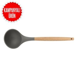 Silikon Kepçe Ahşap Sap (AHK-11) - EPINOX PASTRY