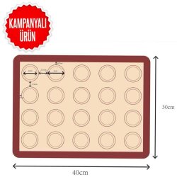Silikon Makaron Mat 40x30 cm (SMM-43) - EPINOX PASTRY