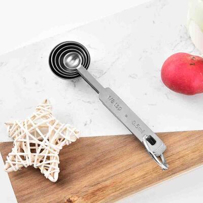 Ss Measuring Spoons - 5 Sizes (Ko-5) - 4