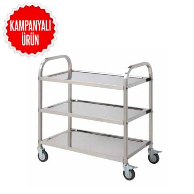 Stainless Steel Service Cart (Cas-02) - 1