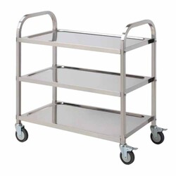 Stainless Steel Service Cart (Cas-02) - 