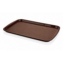 Tepsi Plastik Dikdörtgen 36x27cm Kahve (TPK-3627) - EPINOX