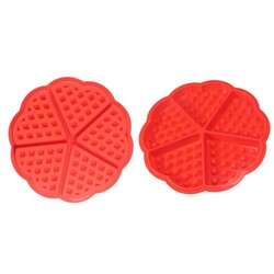 EPİNOX PASTRY - Waffle Kalıbı 5 Bölmeli Silikon (WFF-05)