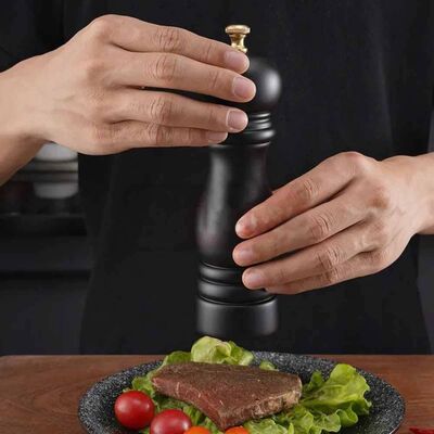 Wooden Salt/Pepper Grinder Ceramic Mechanism 16 Cm (Dcb-160)