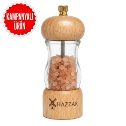 Wooden&Acrylic Salt/Pepper Grinder Ceramic Mechanism 16Cm (Dsaa-160) - HAZZAR