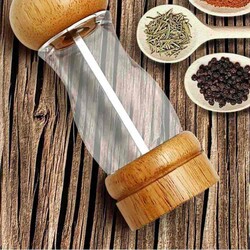 Wooden&Acrylic Salt/Pepper Grinder Ceramic Mechanism 16Cm (Dsaa-160) - Thumbnail