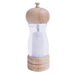 EPİNOX MARKA - Wooden&Acrylic Salt/Pepper Grinder Ceramic Mechanism 16Cm (Dsaa-160)