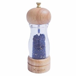 Wooden&Acrylic Salt/Pepper Grinder Ceramic Mechanism 16Cm (Dsaa-160) - Thumbnail