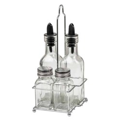 Yasemin 2 Yağlık 200 ml + 2 Tuzluk Set (YST-04) - EPINOX